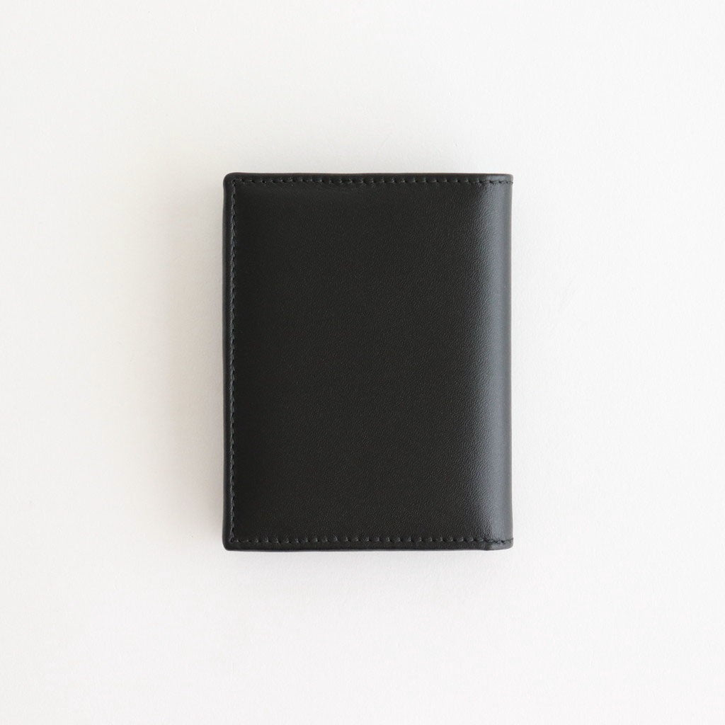 二つ折り財布 - SILVER EYELET #Black [8Z-Z091-051]