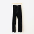 Velour Slit Leggings #BLK [12520707]