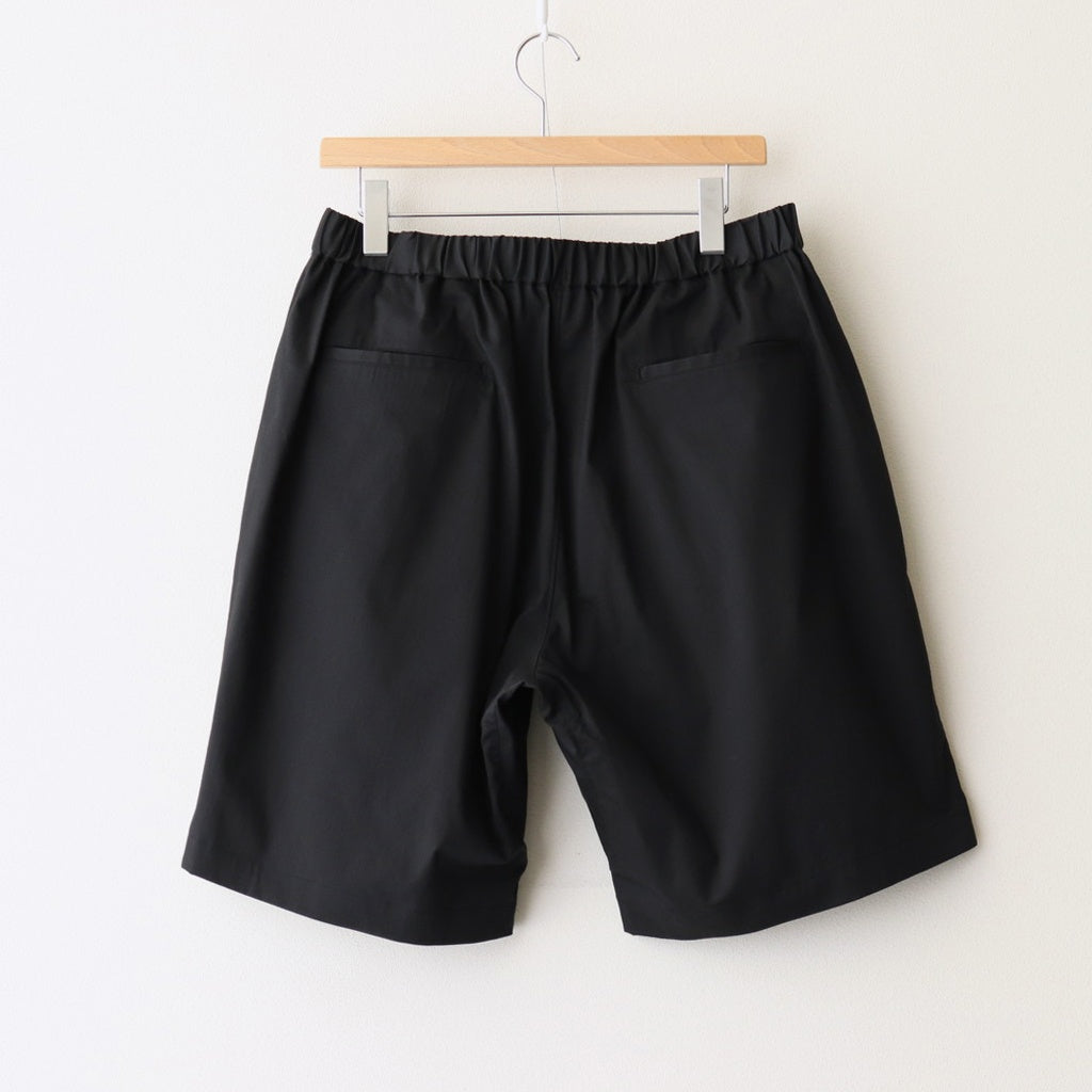 Solotex Twill Wide Chef Shorts #BLACK [GM251-40328B]