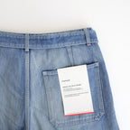 Selvage Denim Belted Pants #INDIGO_LIGHT FADE [GU261-40064LB]