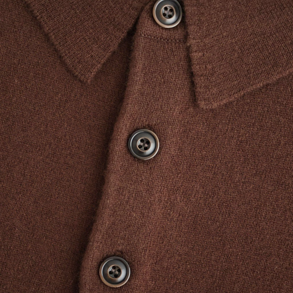 L/S Polo #BROWN [2603-010]