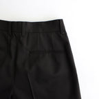 LONG WIDE TROUSERS #DARK BROWN [ST.1094]