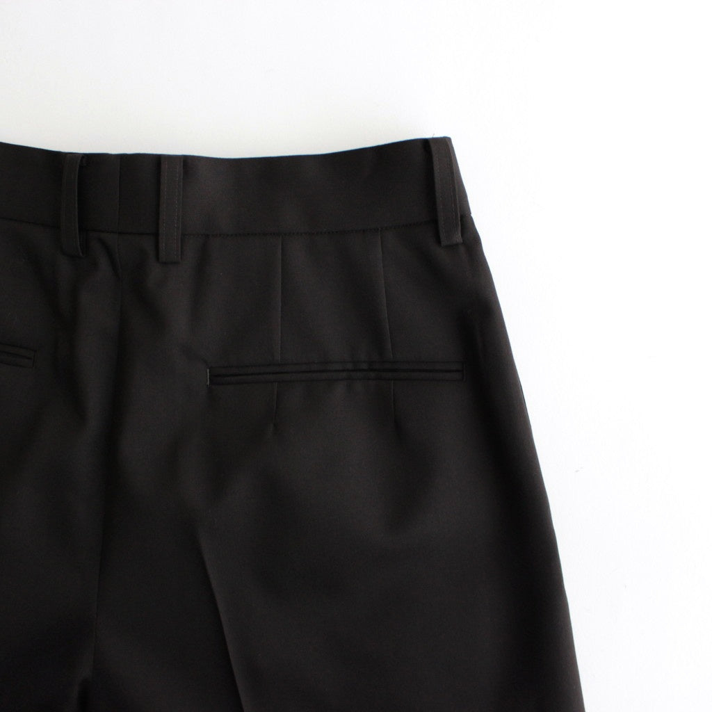 LONG WIDE TROUSERS #DARK BROWN [ST.1094]