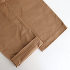 WASHED FINX CHINO ONE-TUCK PANTS #CAMEL BROWN [A25SP02FC]