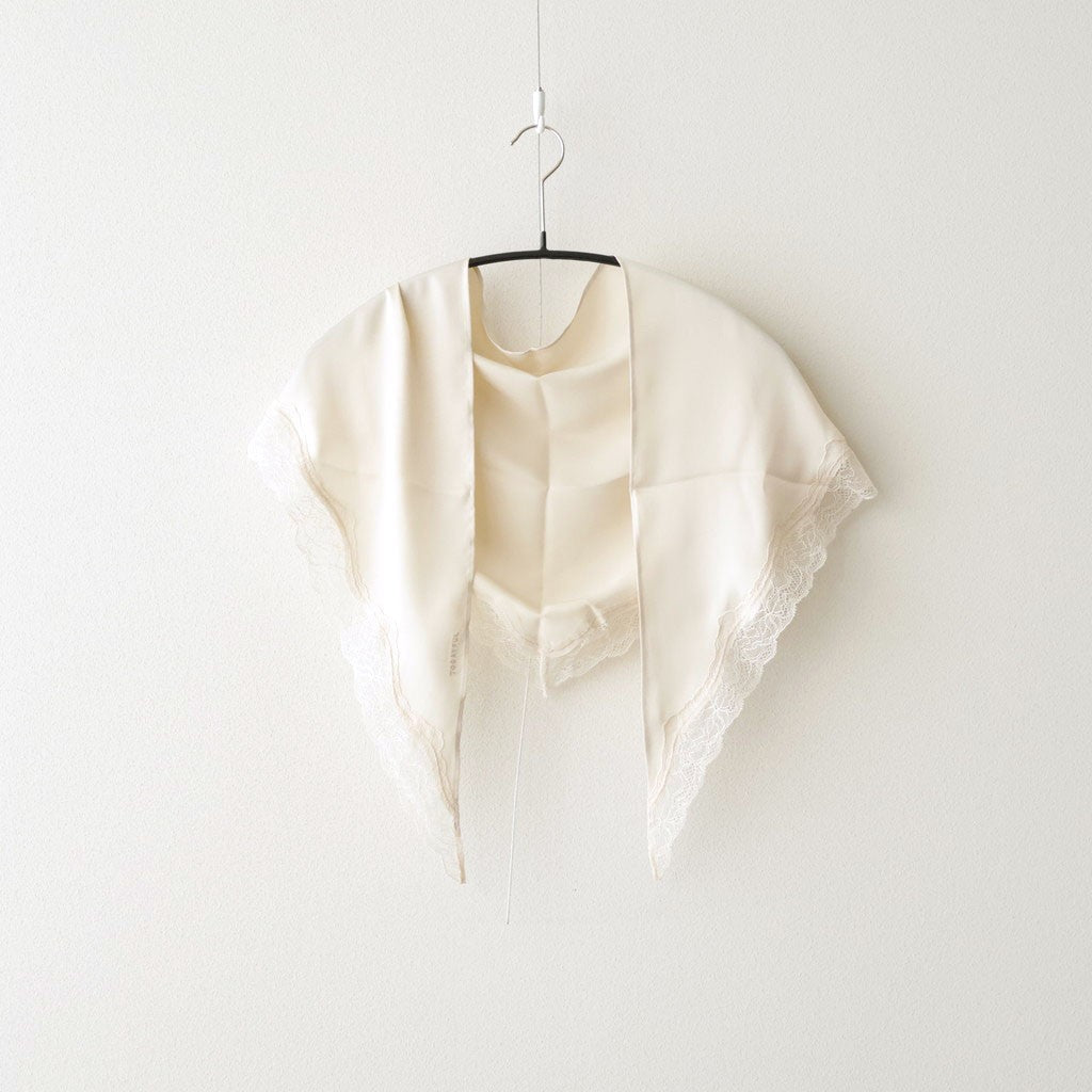 Satin Lace Scarf #IVR [12611027]