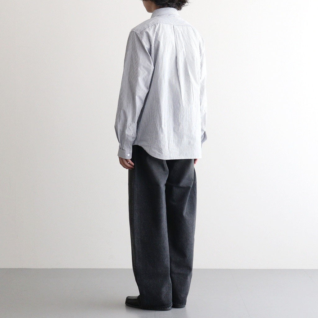 ROUND DENIM PANTS #BLACK [ST.1572]