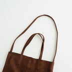 3WAY MEDIUM TOTE（OIL SUEDE） #COFFEE BROWN [MS-1]