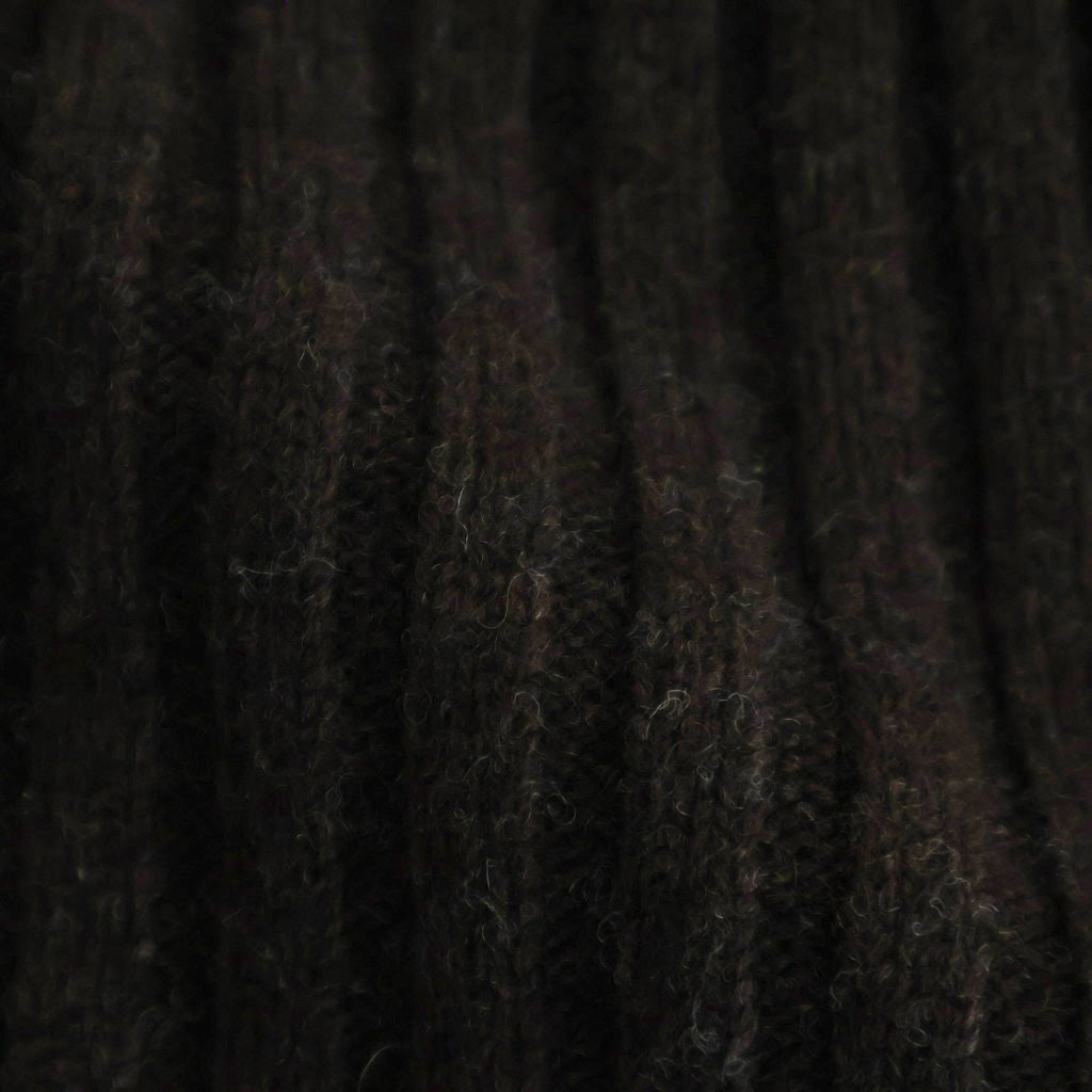 Wide Rib Highneck Sweater #BROWN [YK25FW01100S]