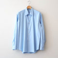 WASHED FINX TWILL SHIRT #LIGHT BLUE [A00S01TN]