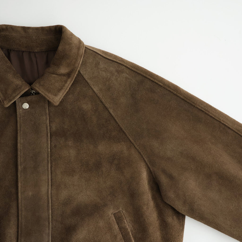 Hairy Suede Raglan Blouson #BROWN [GU263-30324]
