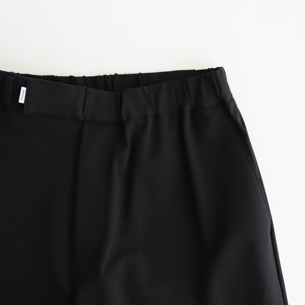 Compact Ponte Wide Tapered Chef Pants #BLACK [GM253-40042B]