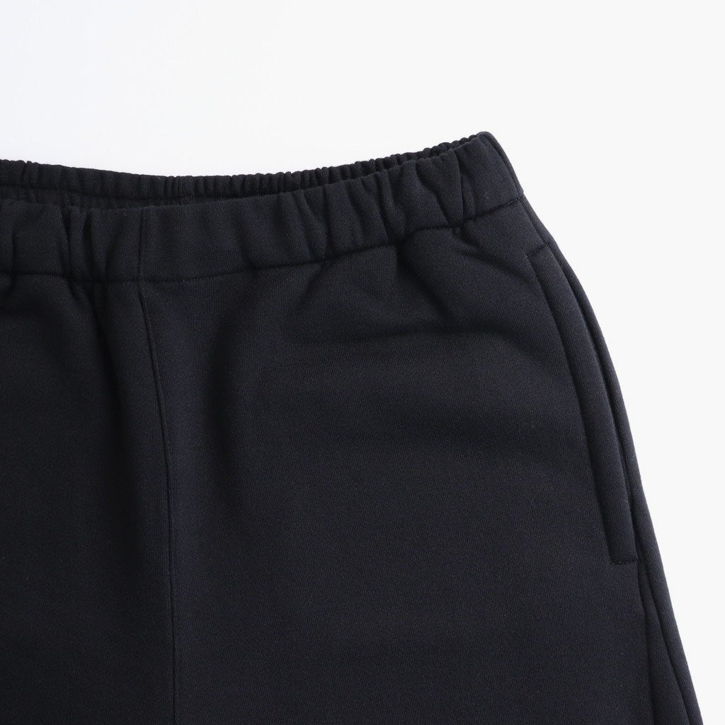 YAK/COTTON SWEAT EASY TROUSERS #BLACK [ST.1288]