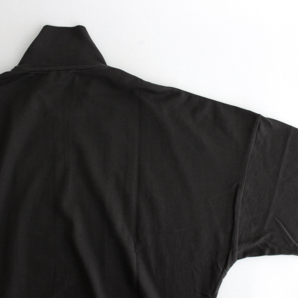 SUPER HIGH GAUGE SWEAT ZIP BLOUSON #DARK BROWN [A24AB01CU]