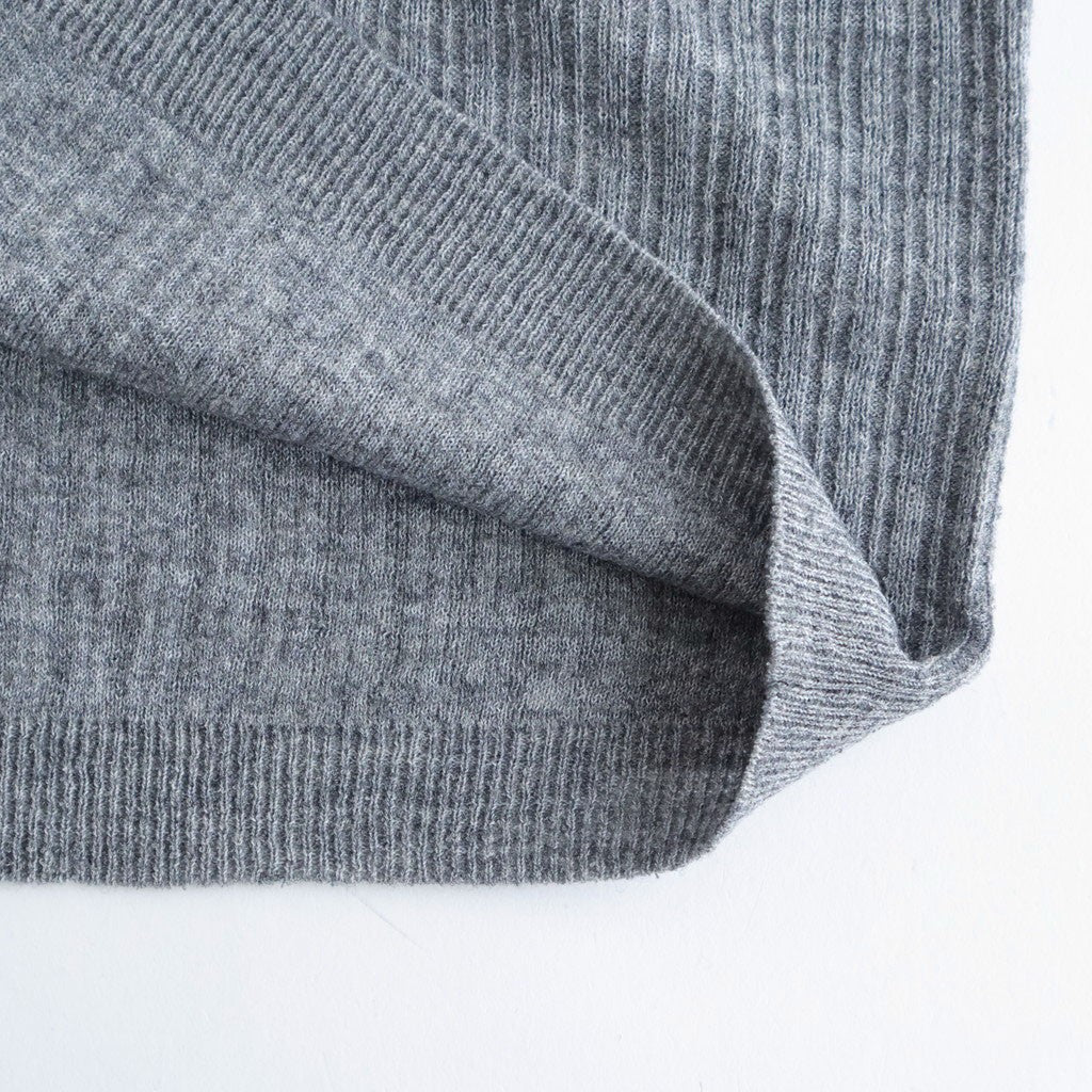 Crepe Knit Shirt #GRAY [2601-006]
