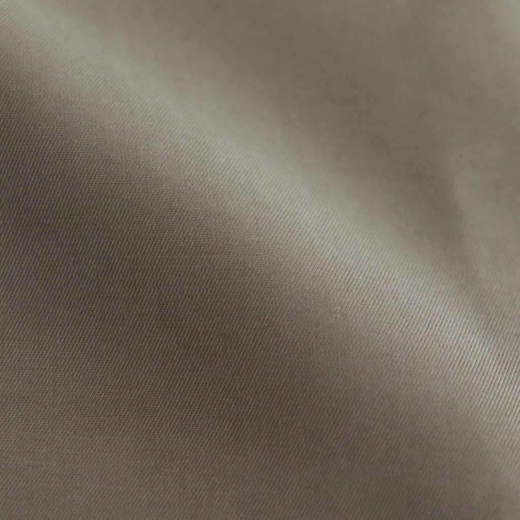 CUPRO TWILL OVERSIZED LS SHIRT #TAUPE [ST.1151]
