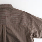 HRAFTeX S/S STRIPE SHIRT #BROWN STRIPE [FSC262-50008]