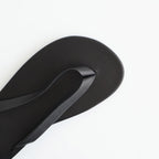 SOFT LEATHER FLIP-FLOPS #BLACK [A26SS05QD]