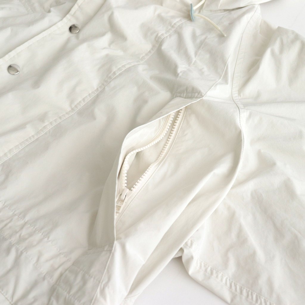 HOODED BLOUSON #FOG WHITE [YK23SS0459B]
