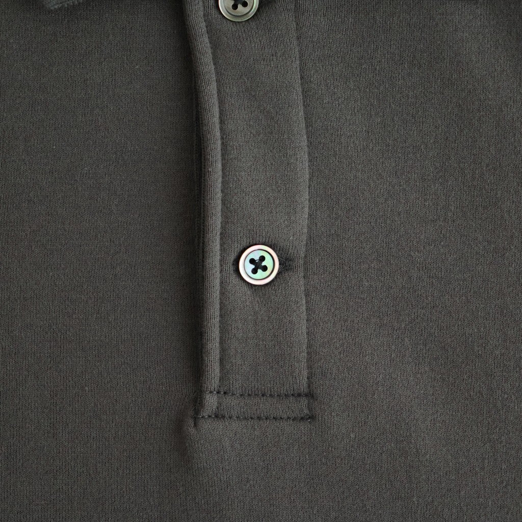 AZUMA Terry Pullover Polo Sweat #GRAY [GU263-70251B]