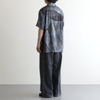 LIGHT-WEIGHT DENIM 1TUCK WIDE BAKER PANTS #BLACK [YK25SS0931P]