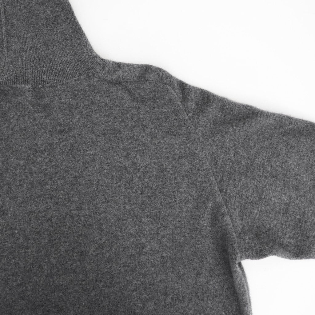 EXTRA FINE WOOL KNIT TURTLE NECK LS #GREY [ST.1635]