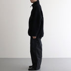 綿ウールボア ブルゾン #BLACK [HN-T018-051]