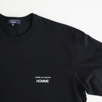 綿天竺 製品プリント S/S Tシャツ #BLACK [HQ-T101-051]