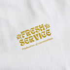 CORPORATE PRINTED S/S TEE - ON LINES #MUSTARD [FSC241-70123]