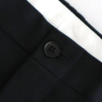 3pleated Wide-leg Trousers #BLACK [YK25FW01051P]