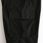 Parachute Belted Pants #Almost Black [AOESPT015]
