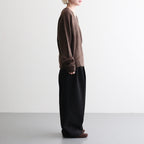 Woolcashmere Vneck Knit #BRN [12620508]