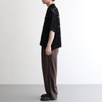 CROCHET KNIT SHIRT #BLACK [YK25SS001011S]