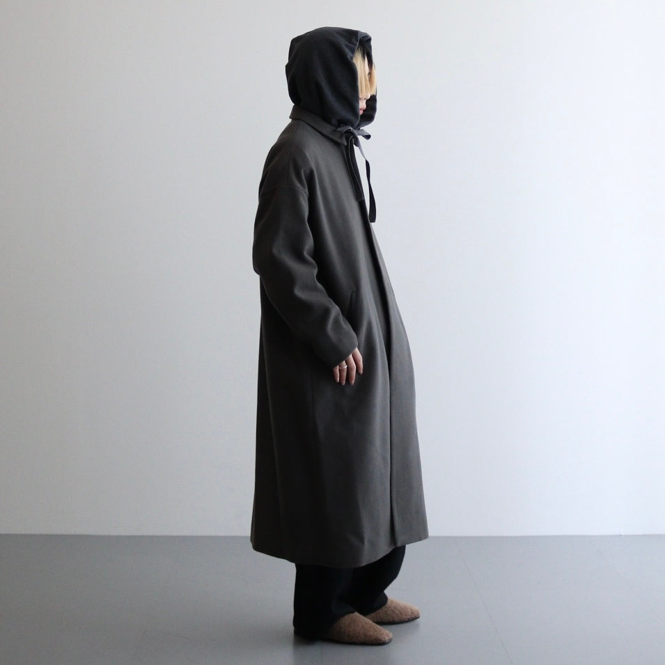 メルトンBigコート #GRAY [D224-C507]