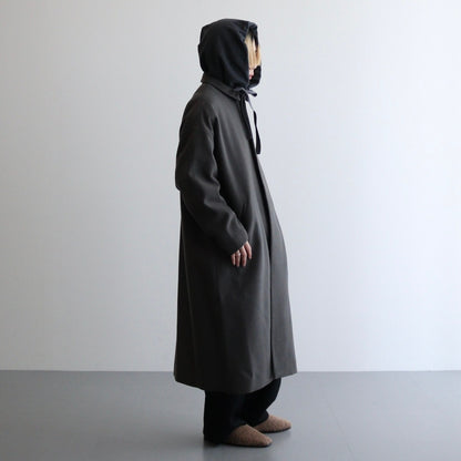 Melton Big Coat #GRAY [D224-C507]