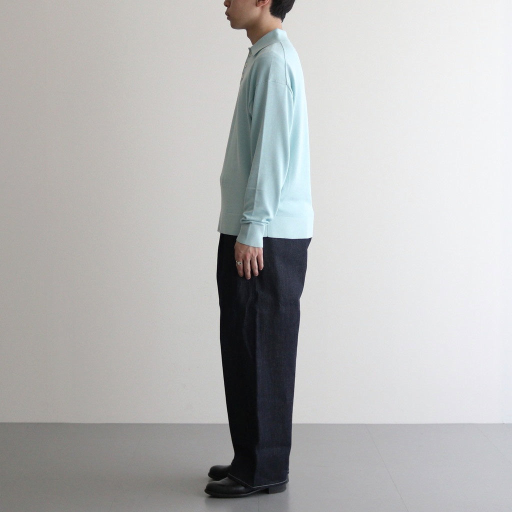 Selvage Denim Two Tuck Pants #INDIGO RIGID [GU251-40188RB]