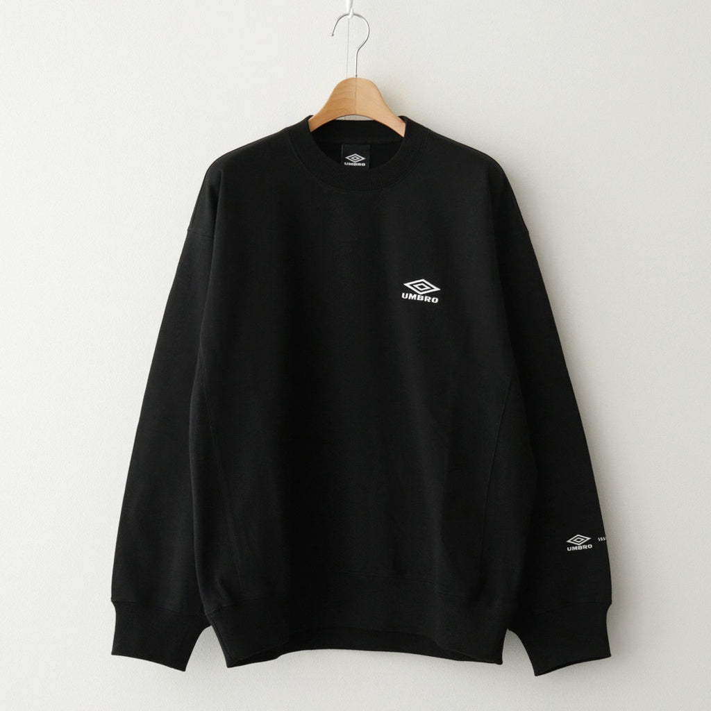 ssstein × UMBRO - HIGH GAUGE COTTON SWEAT LS #BLACK [ST.1346]