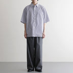 CORPORATE UNIFORM S/S SHIRT #BLUE STRIPE [FSC261-50103B]
