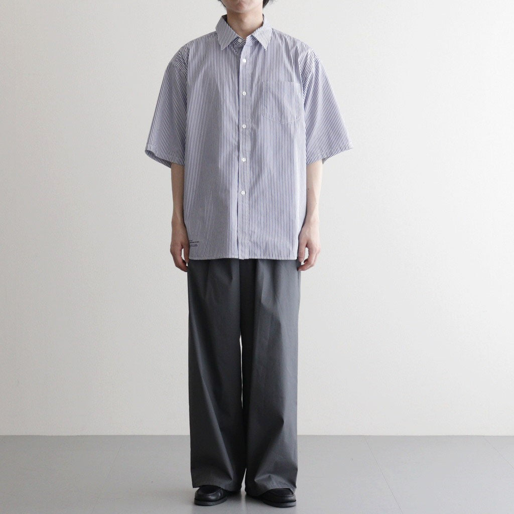 CORPORATE UNIFORM S/S SHIRT #BLUE STRIPE [FSC261-50103B]
