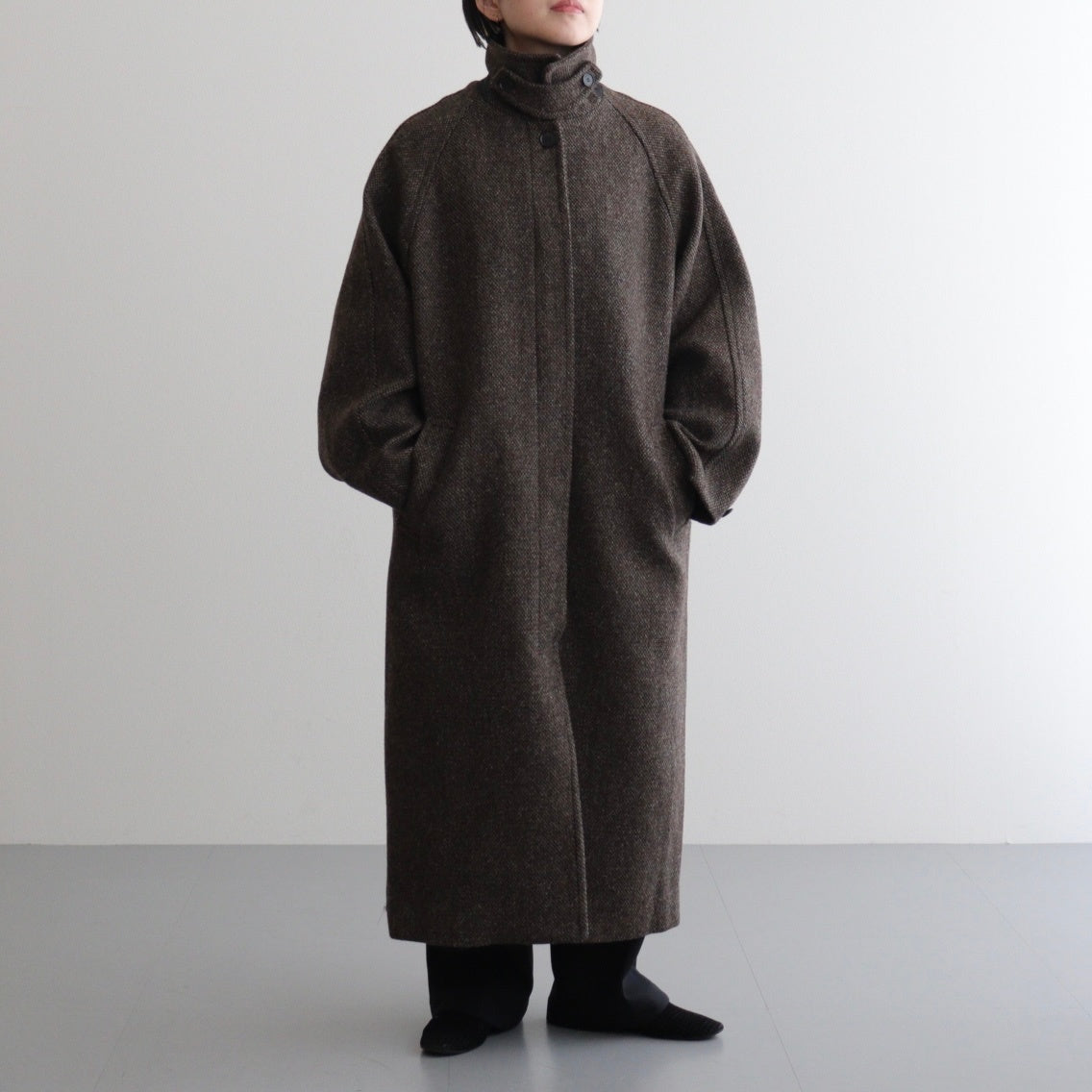 Mixwool Raglan Coat #CHO [12420003]