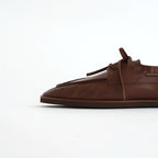 SOFT LEATHER DECK SHOES #BROWN [A26SS03QD]