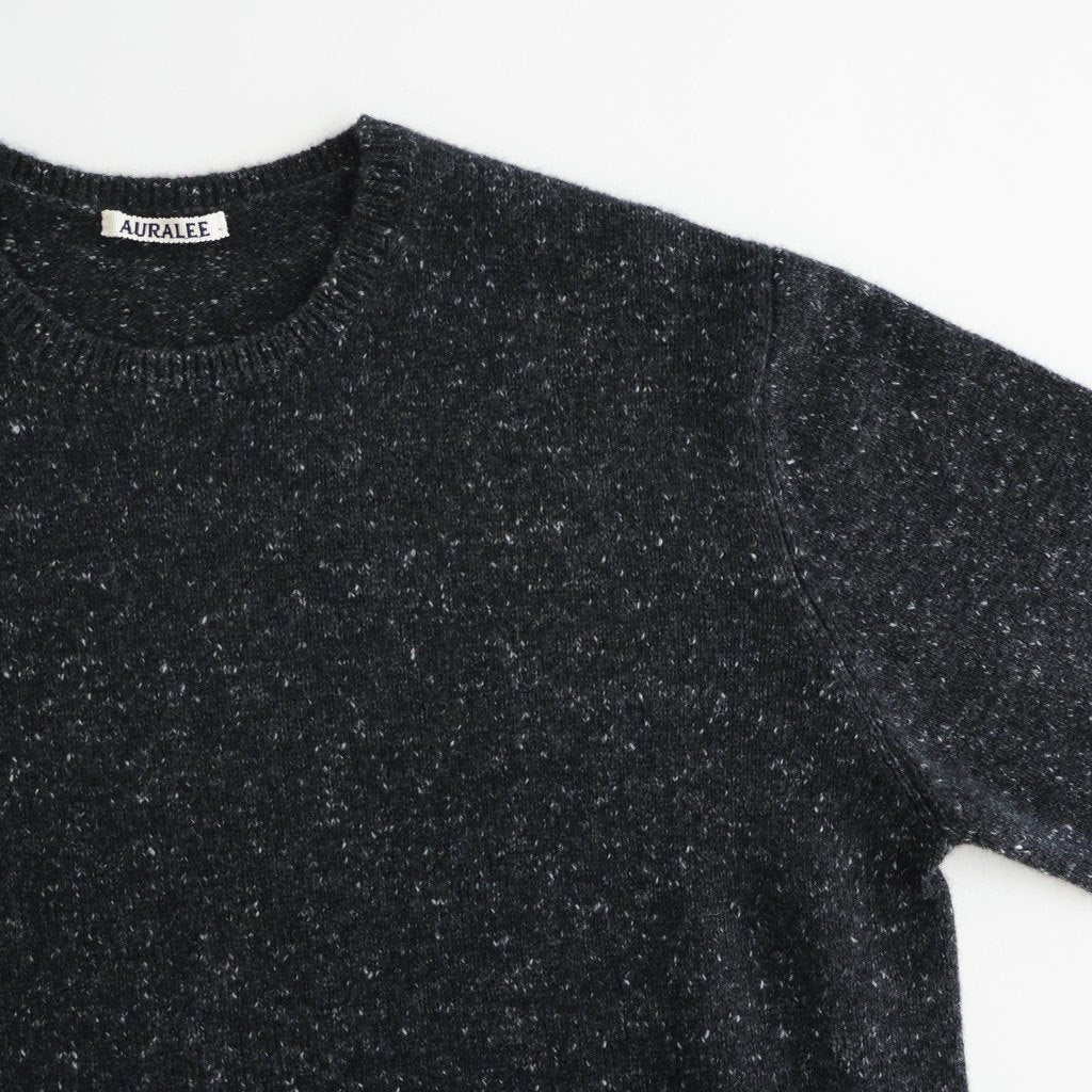 CASHMERE NEP KNIT P/O #MIX BLACK [A26AP01NE]