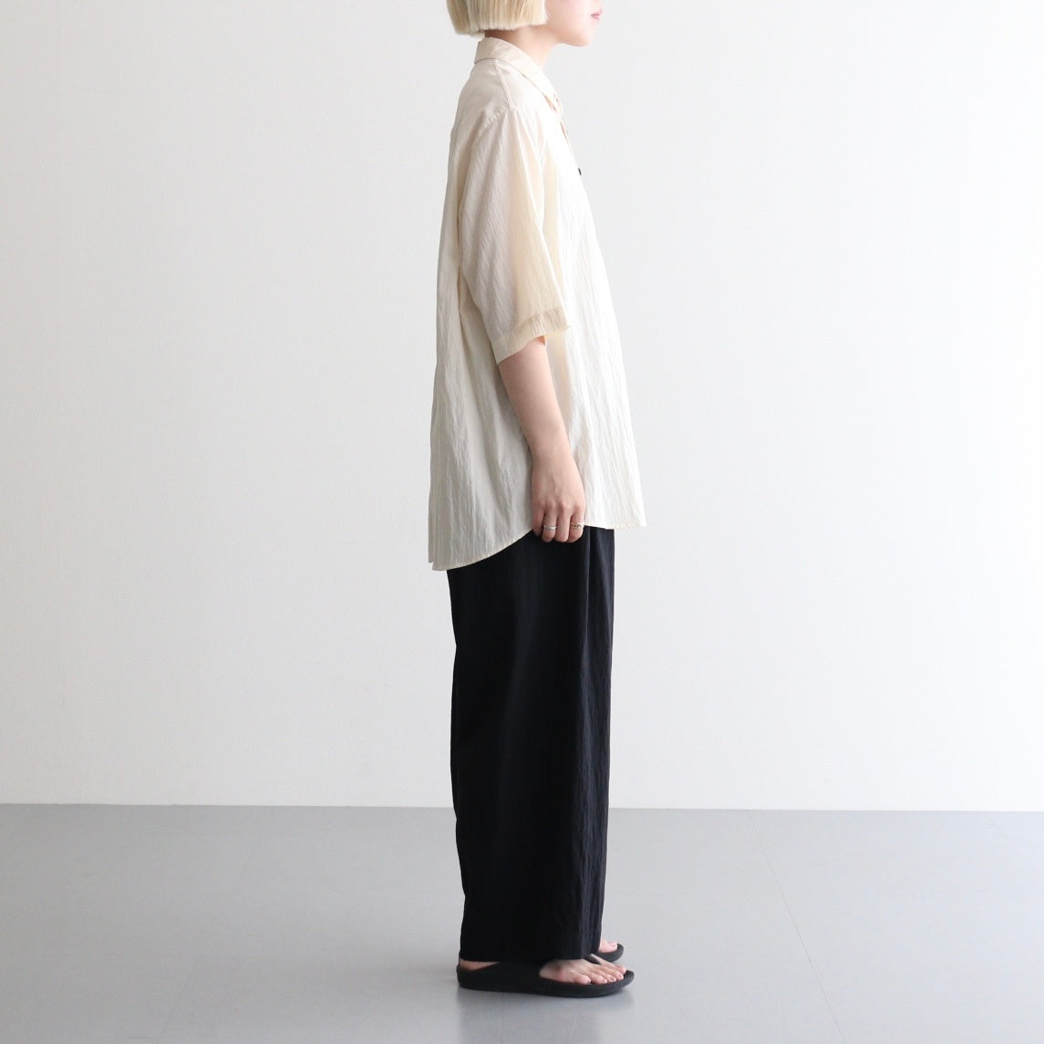 女性モデル(マツオ):156cm　着用サイズ:XS