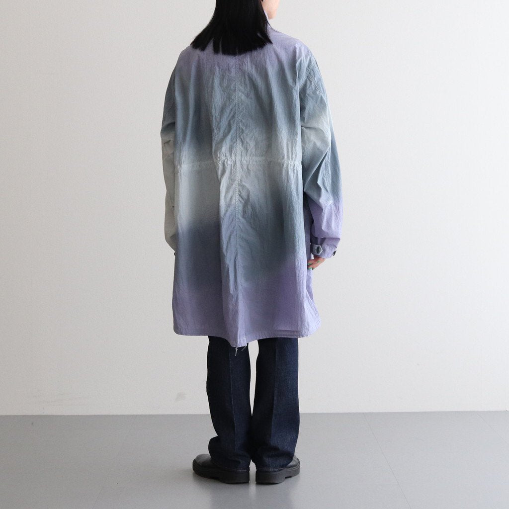 SPRAY PRINTED NYLON SNOWPARKA #MIST GREEN [YK23SS0462C]