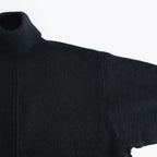 WOOL/ALPACA KNIT LOOSE TURTLE NECK PO #BLACK [ST.1295]