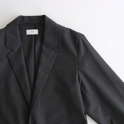 WOOL TROPICAL TAILORED JACKET #TOP GRAY [JKAGCW0700]