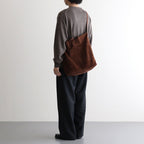 3WAY LARGE TOTE （OIL SUEDE） #COFFEE BROWN [L-1]