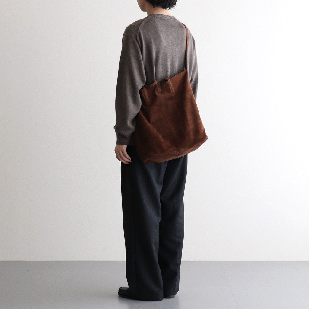 3WAY LARGE TOTE （OIL SUEDE） #COFFEE BROWN [L-1]