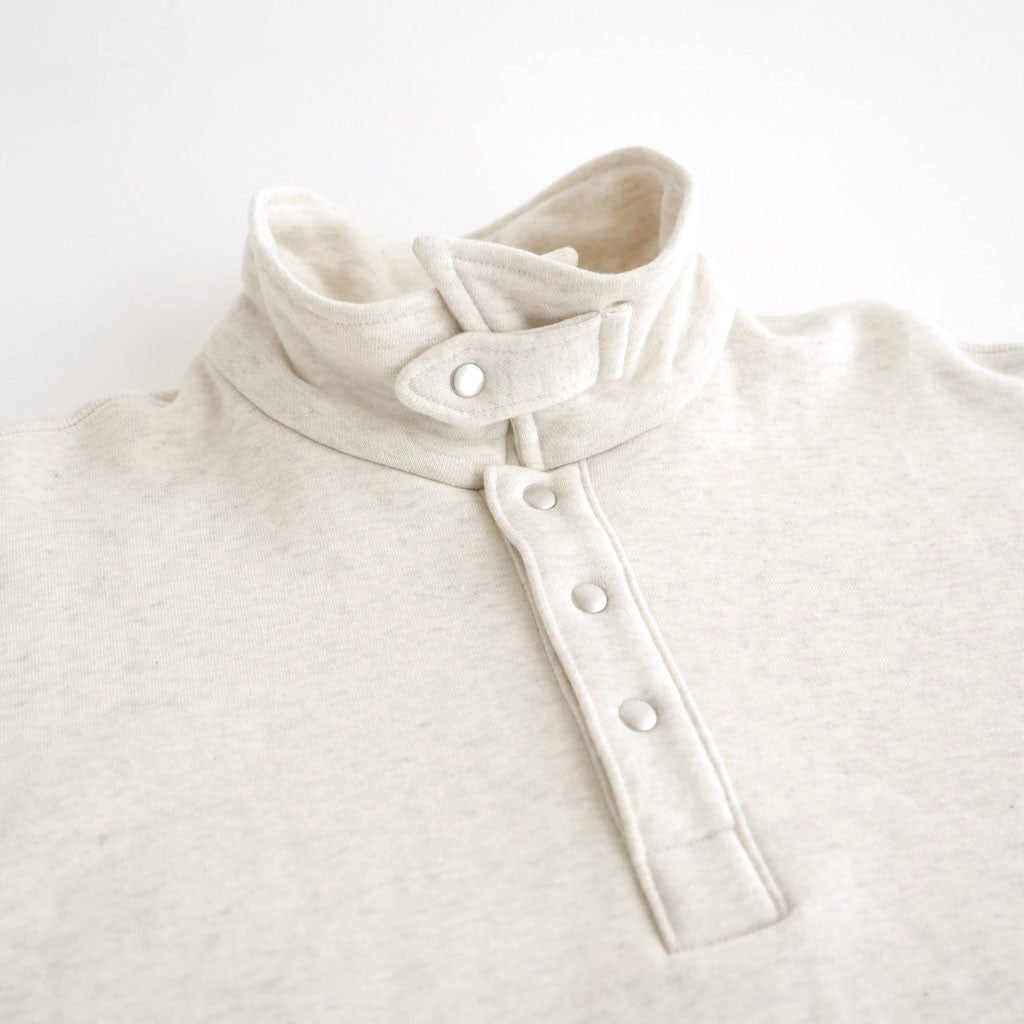Half-Snap Sweatshirt #Heather Gray [OFH011PO61]