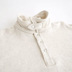 Half-Snap Sweatshirt #Heather Gray [OFH011PO61]