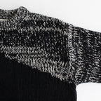 INTARSIA CREWNECK SWEATER #BLACK [YK24SS0678S]